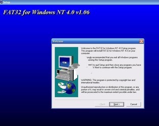 FAT32forWindowsNT4.0
