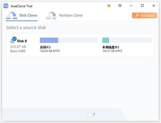 AweClone磁盘克隆工具