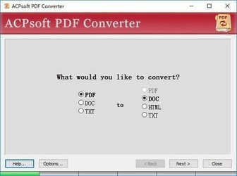 ACPsoftPDFConverter(万能PDF转换器)