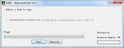  Wipe Bad Disk̻޸ 1.4