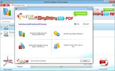 WordStar转换到PDF转换器