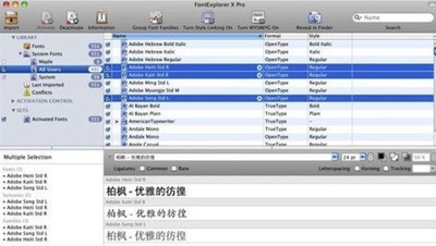 FontAgentformac