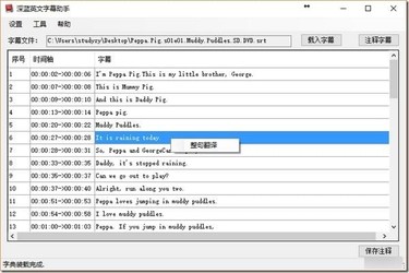 深蓝英文字幕助手 1.0
