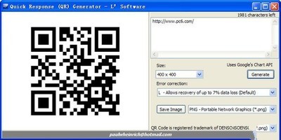 quickresponse二维条码生成软件