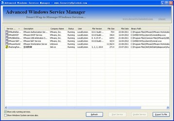 高级系统服务管理工具(AdvancedWinServiceManager)