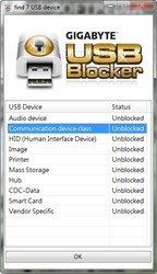 关闭usb接口(GIGABYTEUSBBlocker)