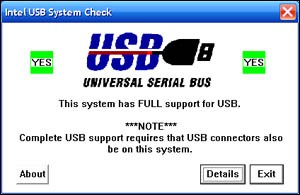 USB口检测修复工具IntelUSBSystemCheck