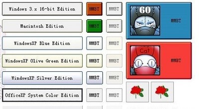 魔鬼按钮控件精简版