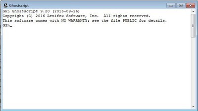 GPLGhostscript(PostScript解释器)