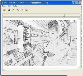 InstantPhotoSketch照片一键转换铅笔