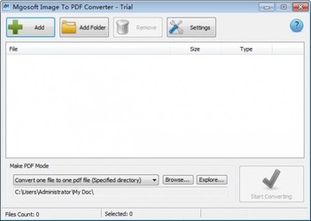 Mgosoft图片转PDF工具