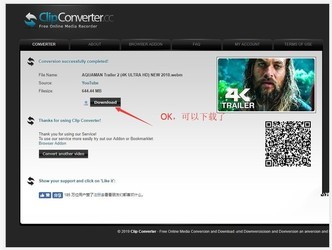 ClipConverter视频下载脚本