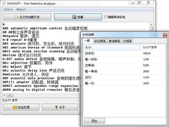 TextStatisticsAnalyzer(文本统计分析器)