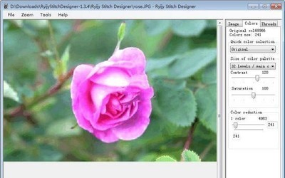 十字绣图片处理RyijyStitchDesigner
