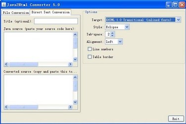 Java2Html