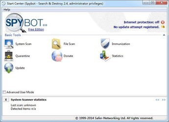恶意软件专杀(SpyBotS&D)