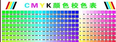 矢量CMYK调色板图