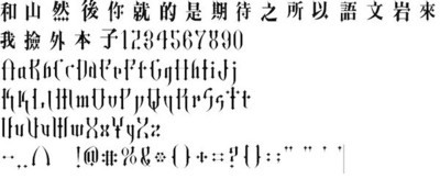哥特式字体Mac版