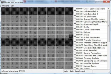BitmapFontGenerator(字体制作工具)