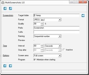 MultiScreenshots定时截图软件 1.0.1