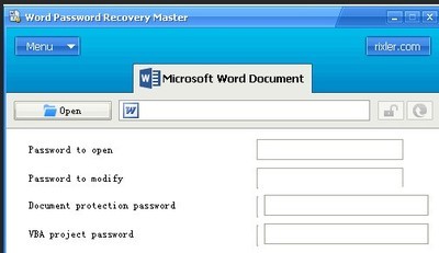  Word Password Recovery Master 4.1.0.1