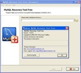 修复mysql数据库(MySQLRecoveryTool)