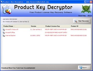  Product Key Decryptor 1.0 ٷɫ