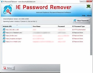  IE Password Remover 1.0