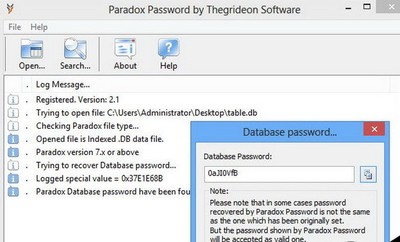 ParadoxPassword