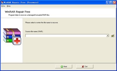 rar文件修复工具(WinRARRepairFree)