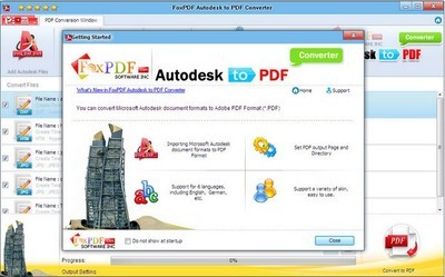 AutoDesk转换到PDF转换器