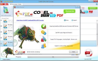 CorelDraw转换到PDF转换器