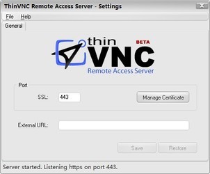 ThinVNCRemoteAccessServer