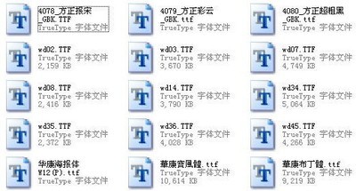 ps常用字体合集(26款)