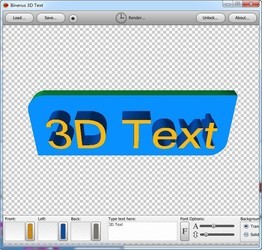 3D图标制作软件(binerus3DText)