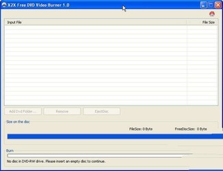  X2X Free DVD Video Burner 2.0