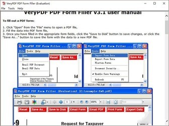 VeryPDFPDFFormFiller(PDF表单填充软件)