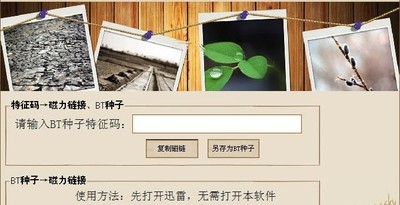 BT种子特征码和磁力链互转小工具