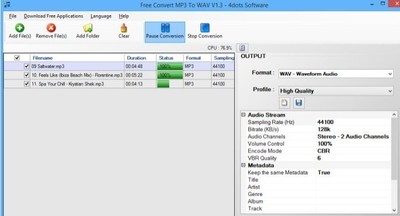 FreeConvertMP3ToWAV
