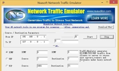 TrafficEmulator网络流量压力测试工具