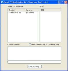 CorelVideoStudioX6Clean-upTool