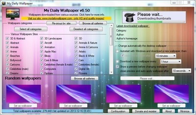 自动更新桌面壁纸(MyDailyWallpaper)
