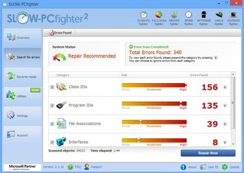 注册表清理工具SLOWPCfighter